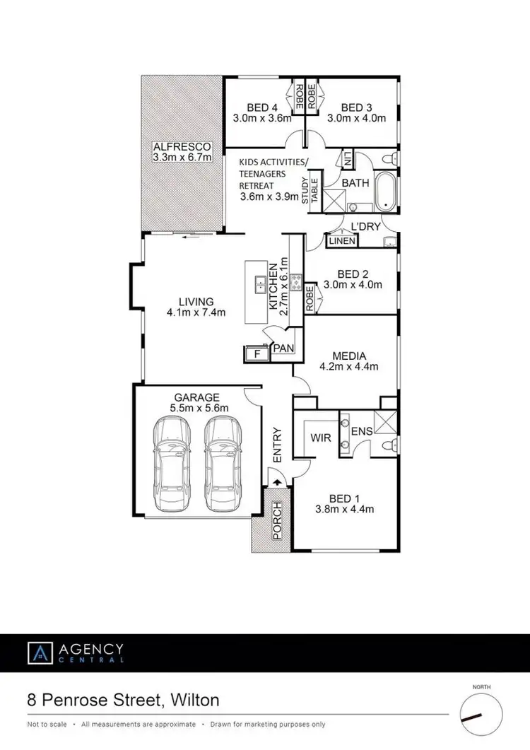 Floorplan of Homely house listing, 8 Penrose Street, Wilton NSW 2571