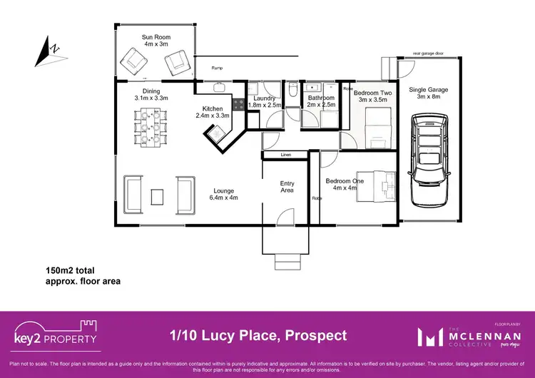 Floorplan of Homely unit listing, 1/10 Lucy Place, Prospect TAS 7250