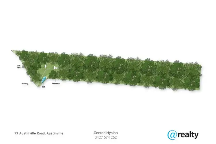 Floorplan of Homely rural property listing, 79 Austinville Road, Austinville QLD 4213