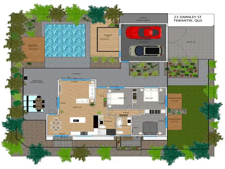 Floorplan of Homely house listing, 23 Darnley Street, Tewantin QLD 4565