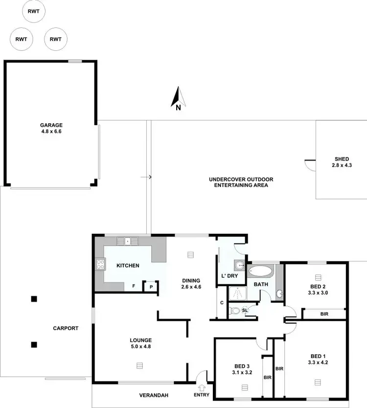 Floorplan of Homely house listing, 492 Grenfell Road, Fairview Park SA 5126