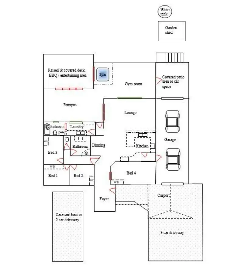 Floorplan of Homely house listing, 31 Ceres St, Penrith NSW 2750