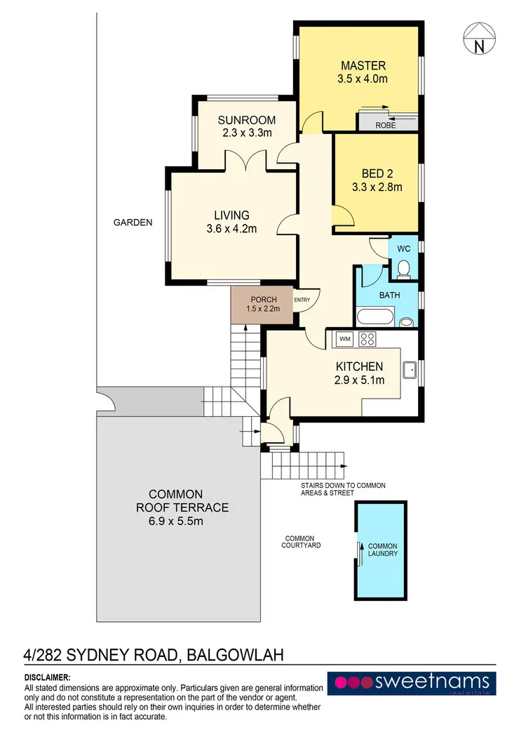 Floorplan of Homely apartment listing, 4/282 Sydney Road, Balgowlah NSW 2093