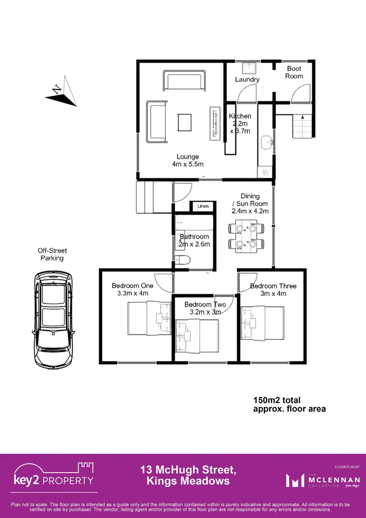 Floorplan of Homely house listing, 13 McHugh Street, Kings Meadows TAS 7249