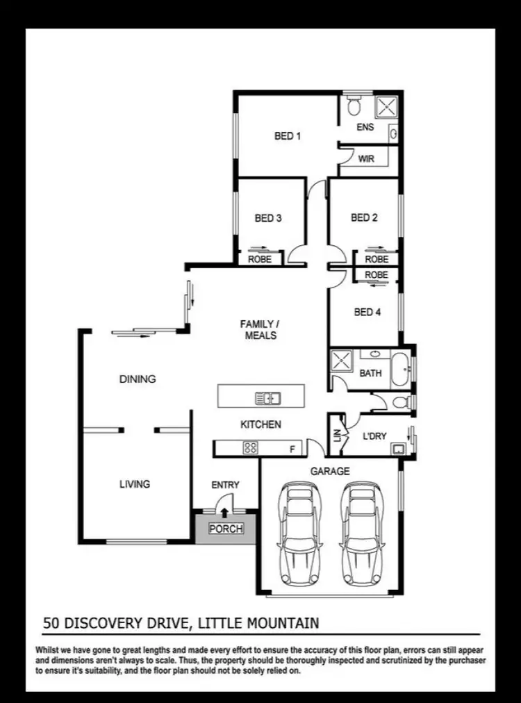 Floorplan of Homely house listing, 50 Discovery Drive, Little Mountain QLD 4551