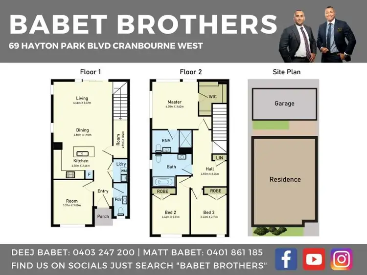 Floorplan of Homely house listing, 69 Hayton Park Boulevard, Cranbourne West VIC 3977