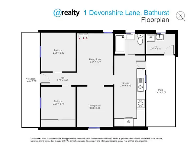 Floorplan of Homely house listing, 1 Devonshire Lane, Bathurst NSW 2795
