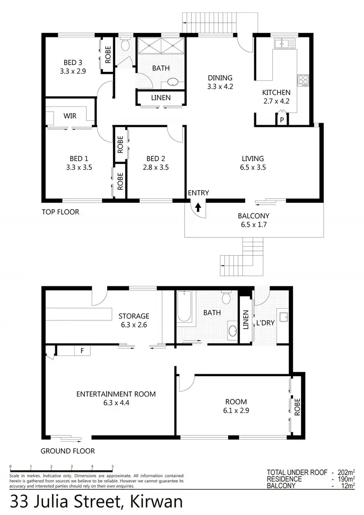 Floorplan of Homely house listing, 33 Julia Street, Kirwan QLD 4817