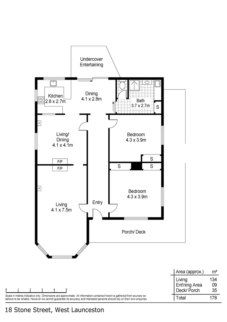 Floorplan of Homely apartment listing, 18 Stone Street, West Launceston TAS 7250