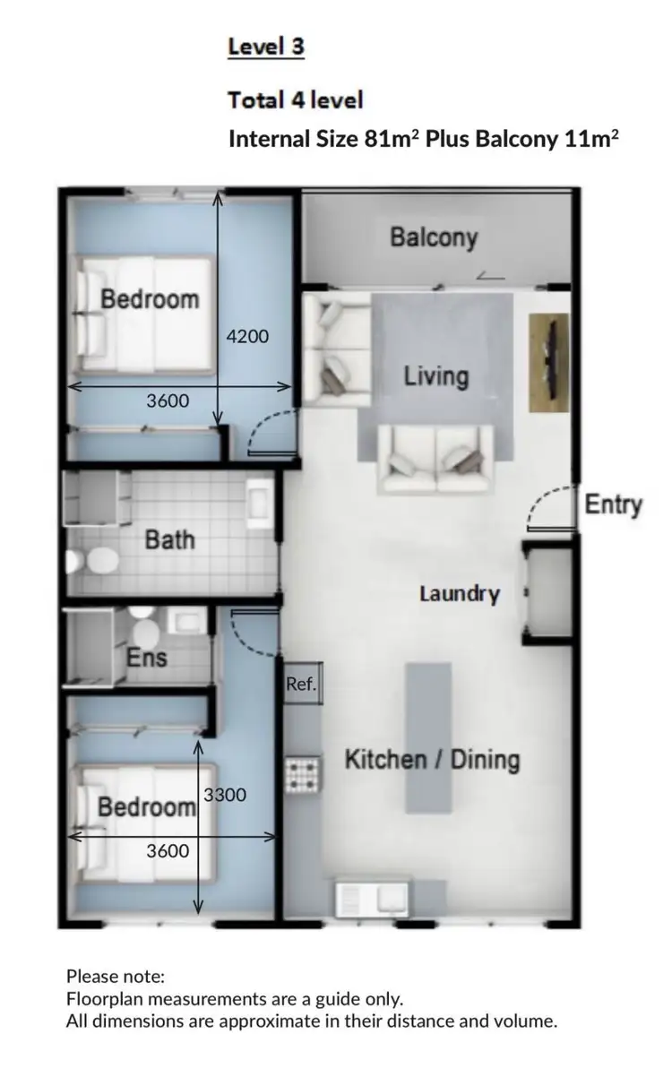 Floorplan of Homely apartment listing, 309/8 Merriville Road, Kellyville Ridge NSW 2155
