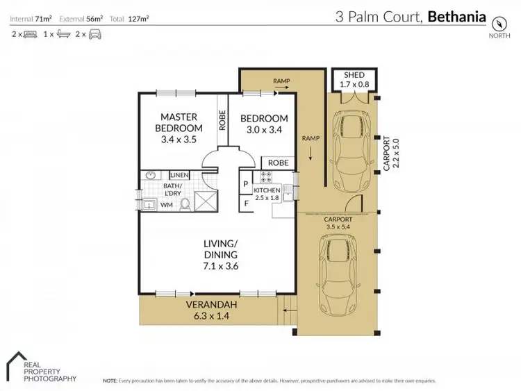 Floorplan of Homely retirement listing, 3 Palm Court, Bethania QLD 4205