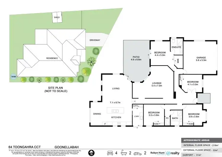 Floorplan of Homely house listing, 64 Toongahra Circuit, Goonellabah NSW 2480