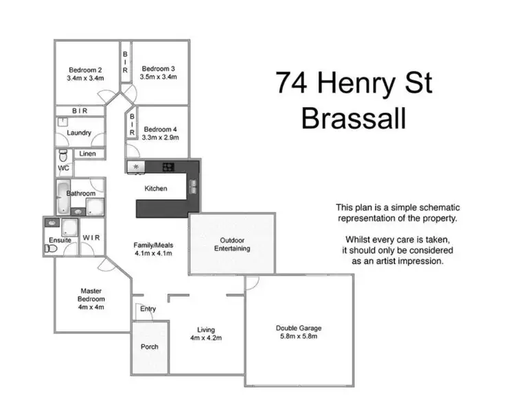 Floorplan of Homely house listing, 74 Henry Street, Brassall QLD 4305