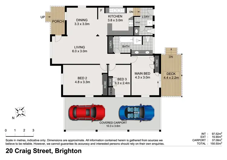 Floorplan of Homely house listing, 20 Craig Street, Brighton QLD 4017