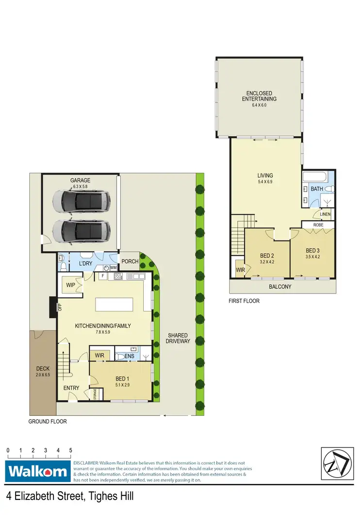 Floorplan of Homely townhouse listing, 4 Elizabeth Street, Tighes Hill NSW 2297