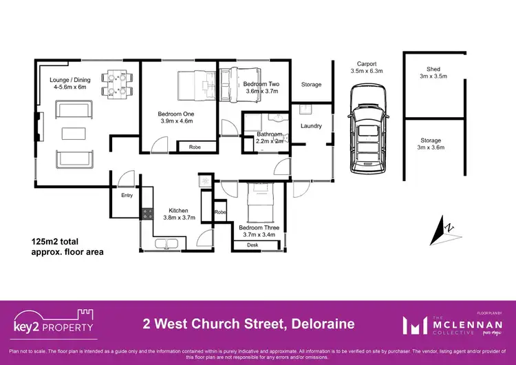 Floorplan of Homely house listing, 2 West Church Street, Deloraine TAS 7304