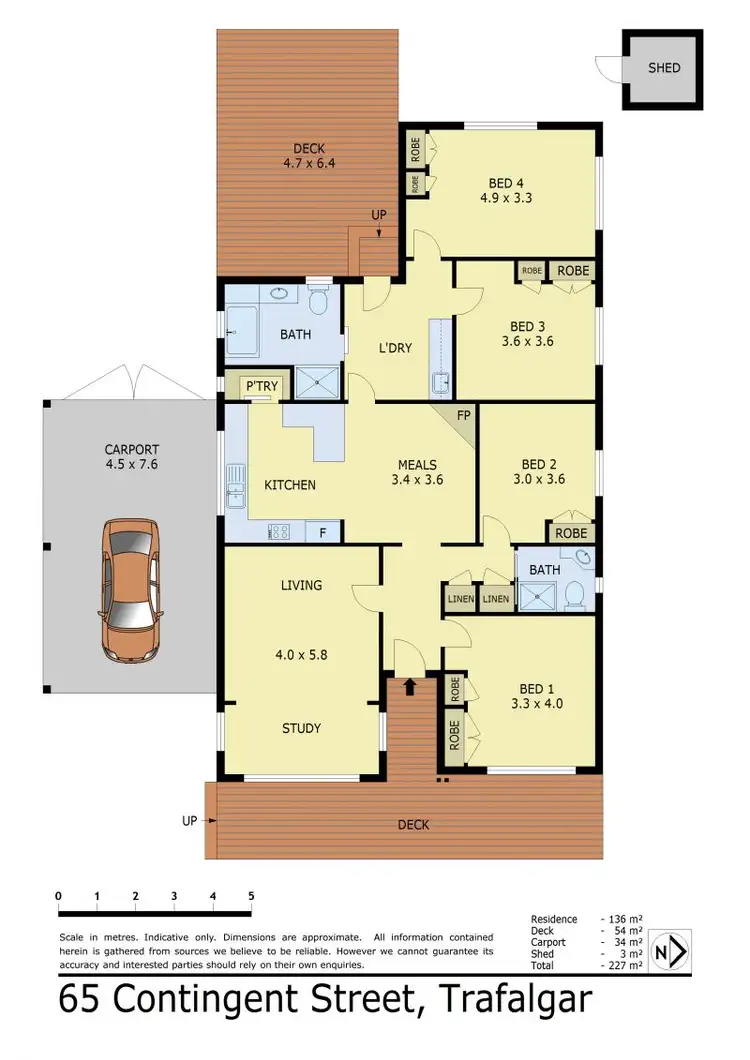 Floorplan of Homely house listing, 65 Contingent Street, Trafalgar VIC 3824