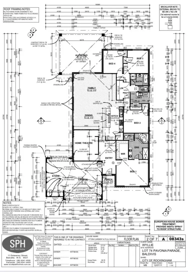 Floorplan of Homely house listing, 10 Pavonia Parade, Baldivis WA 6171