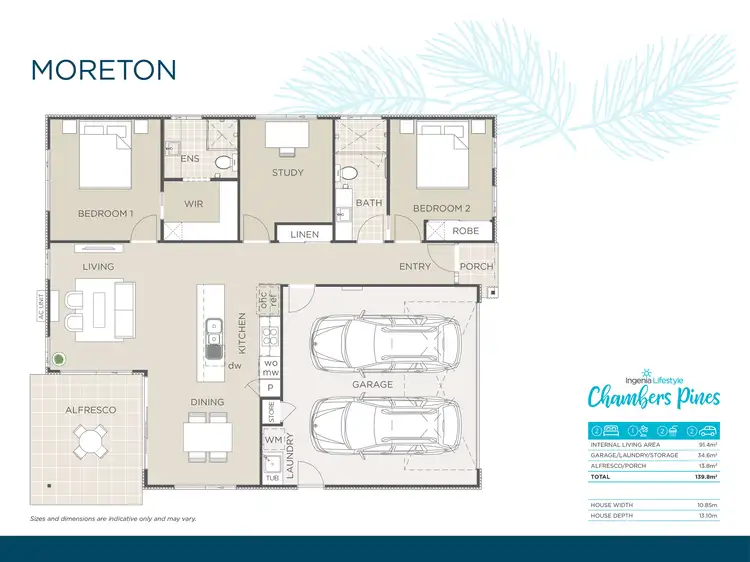 Floorplan of Homely retirement listing, 338/659 Chambers Flat Road, Chambers Flat QLD 4133
