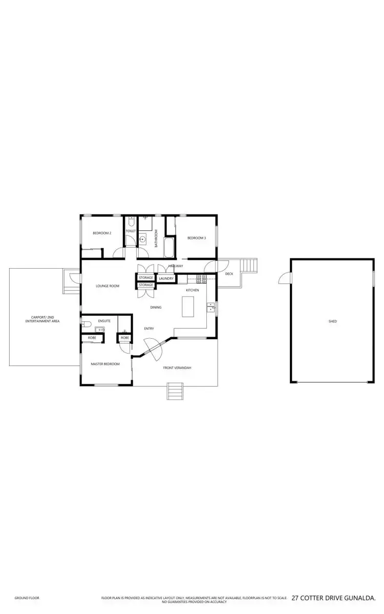 Floorplan of Homely house listing, 27 Cotter Drive, Gunalda QLD 4570
