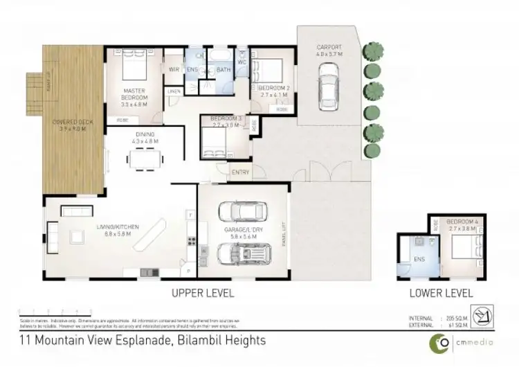 Floorplan of Homely house listing, 11 Mountain View Esplanade, Bilambil Heights NSW 2486