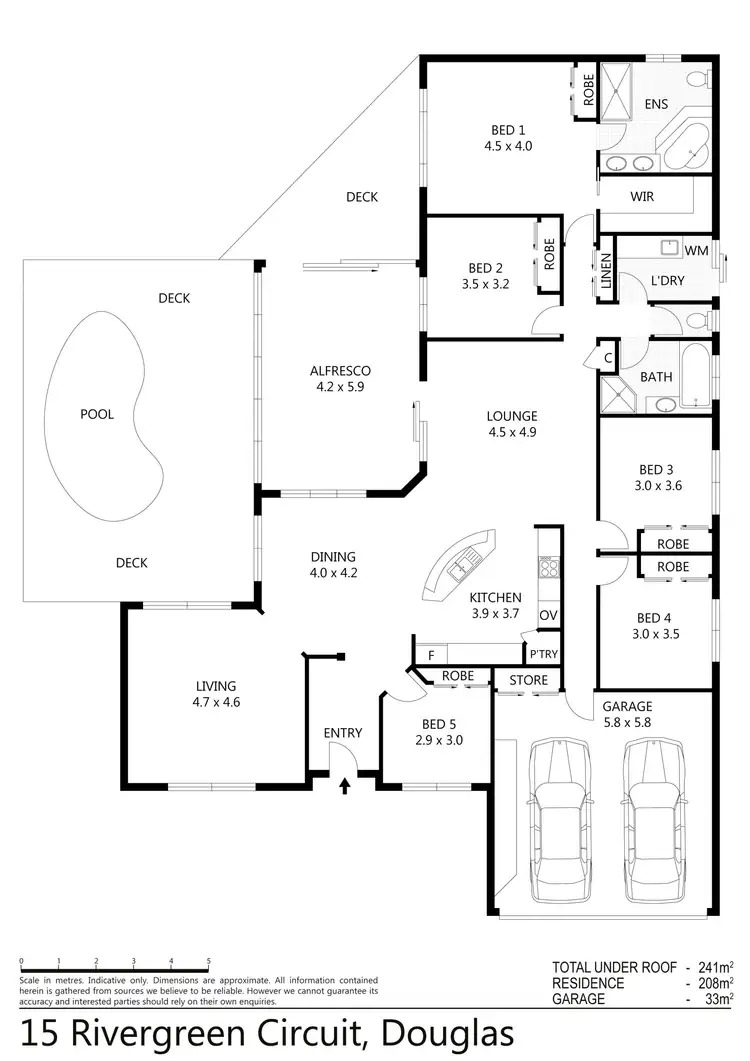 Floorplan of Homely house listing, 15 Rivergreen Circuit, Douglas QLD 4814