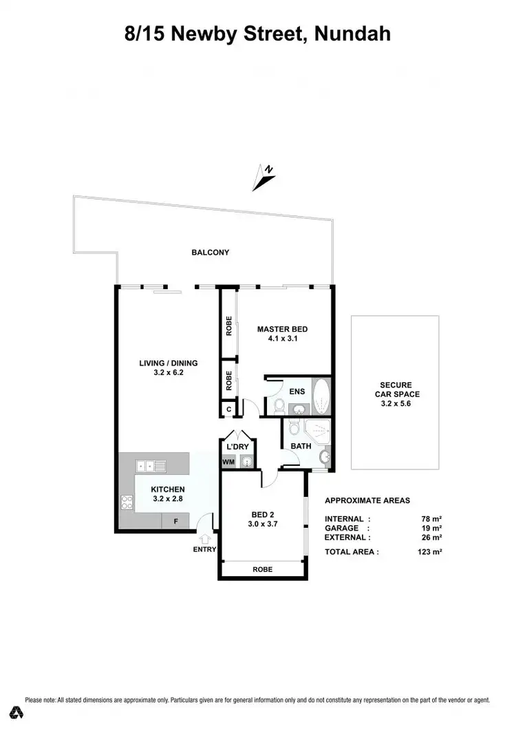 Floorplan of Homely apartment listing, 8/15 Newby Street, Nundah QLD 4012