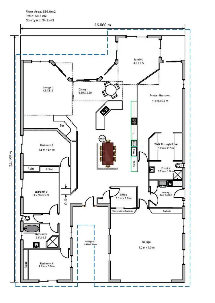 Floorplan of Homely house listing, 100 Endeavour Drive, Banksia Beach QLD 4507