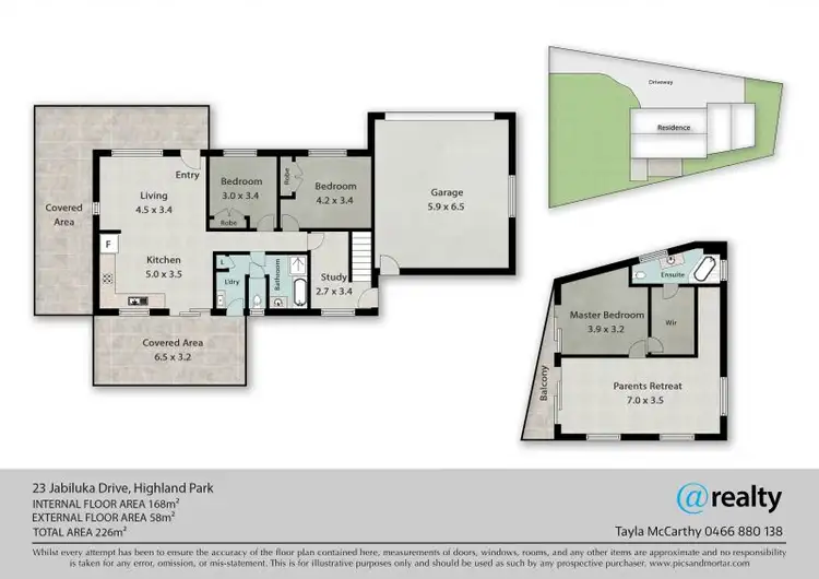 Floorplan of Homely house listing, 23 Jabiluka Drive, Highland Park QLD 4211