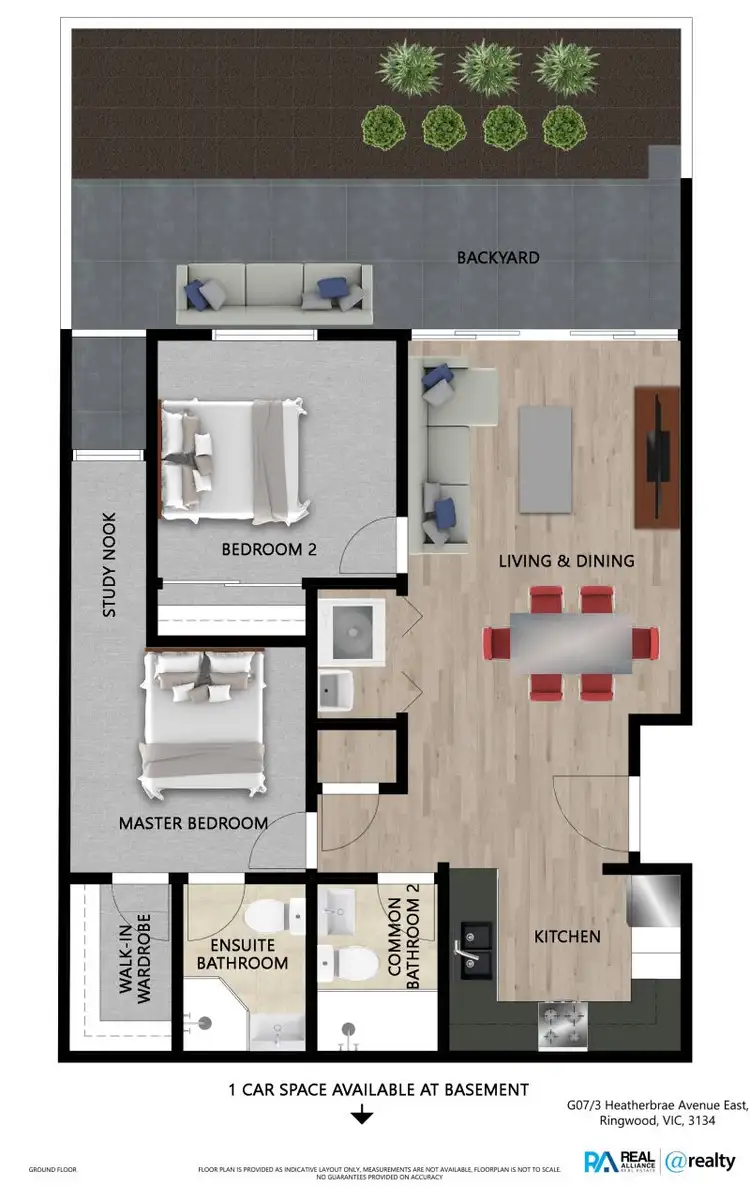 Floorplan of Homely apartment listing, G07/3 Heatherbrae Avenue East, Ringwood VIC 3134