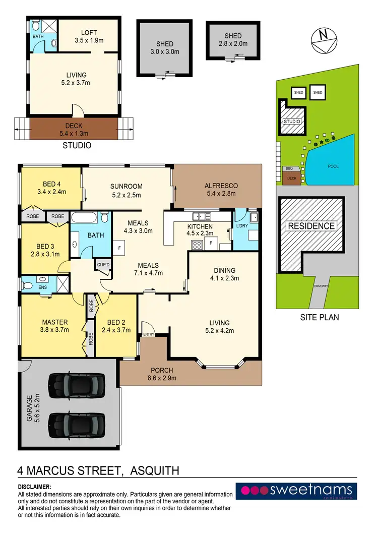 Floorplan of Homely house listing, 4 Marcus Street, Asquith NSW 2077