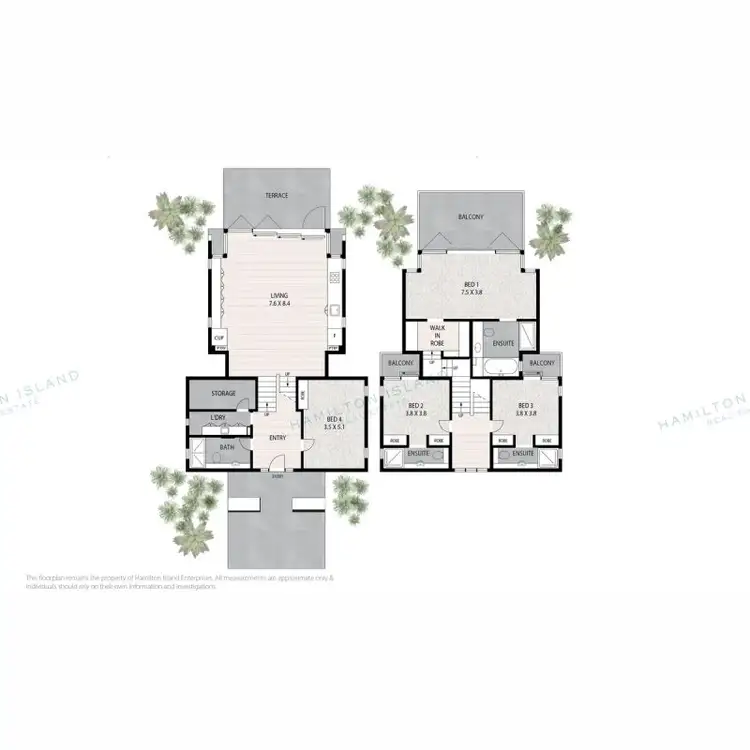 Floorplan of Homely villa listing, YCV 8/23 Front Street, Hamilton Island QLD 4803