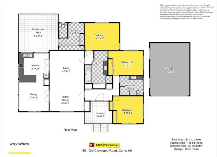 Floorplan of Homely house listing, 599 Old Cleveland Road, Camp Hill QLD 4152