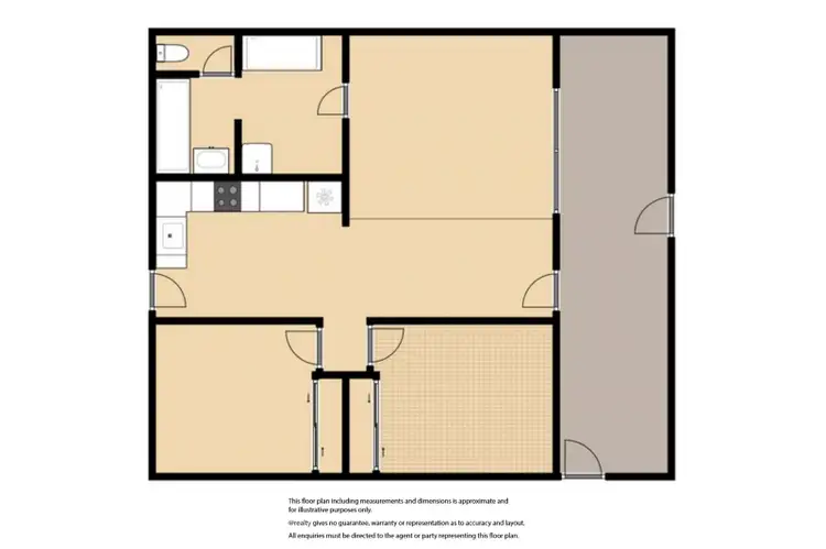 Floorplan of Homely unit listing, 3/50 Fort Lane, Maryborough QLD 4650