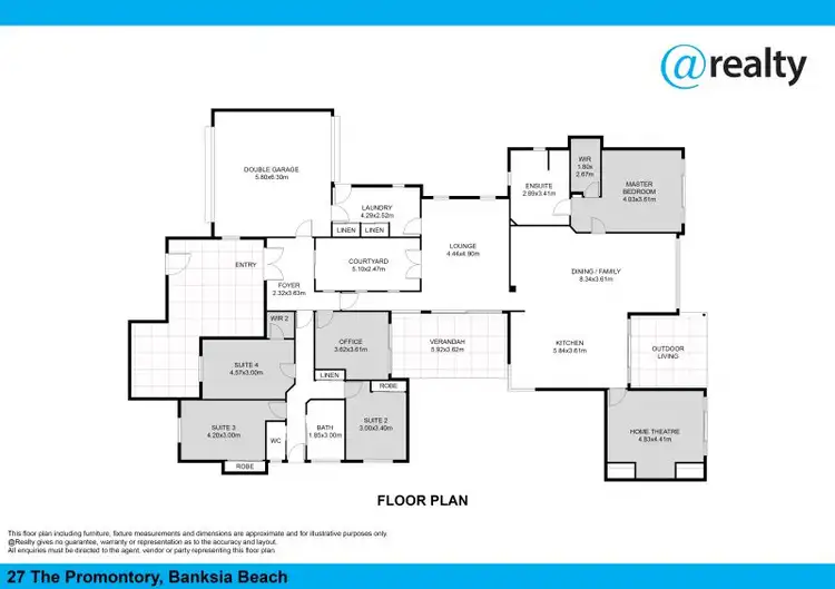 Floorplan of Homely house listing, 27 The Promontory, Banksia Beach QLD 4507