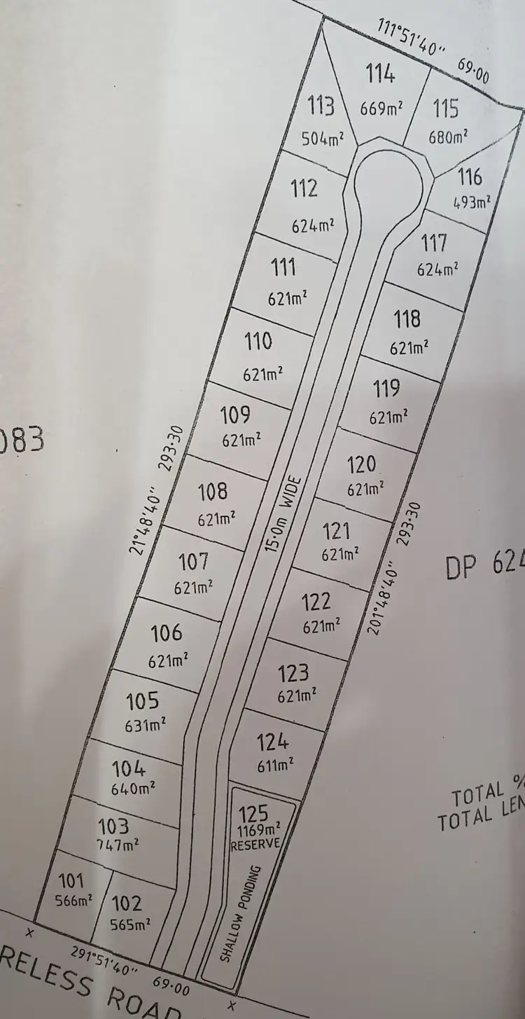 Floorplan of Homely land listing, 160-168 Wireless Road West, Suttontown SA 5291