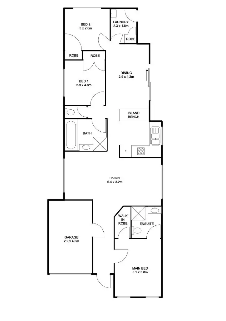 Floorplan of Homely house listing, 32 Ager Cottage Crescent, Blair Athol NSW 2560