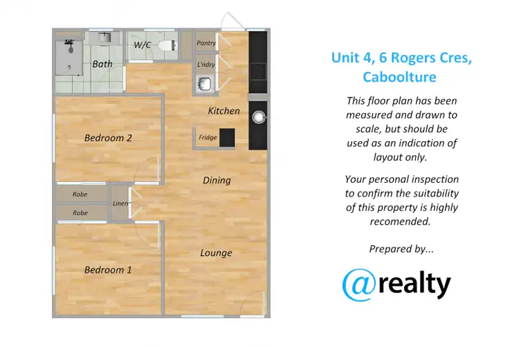 Floorplan of Homely apartment listing, 4/6 Rogers Crescent, Caboolture QLD 4510