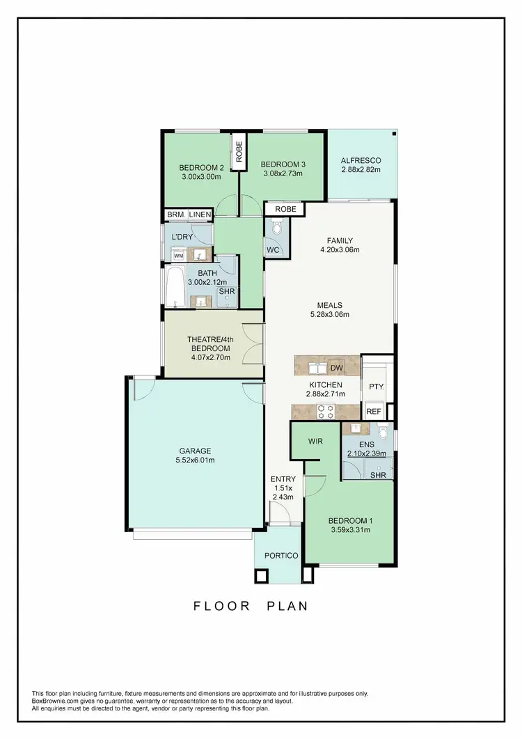 Floorplan of Homely house listing, 5 Hixon Way, Mickleham VIC 3064