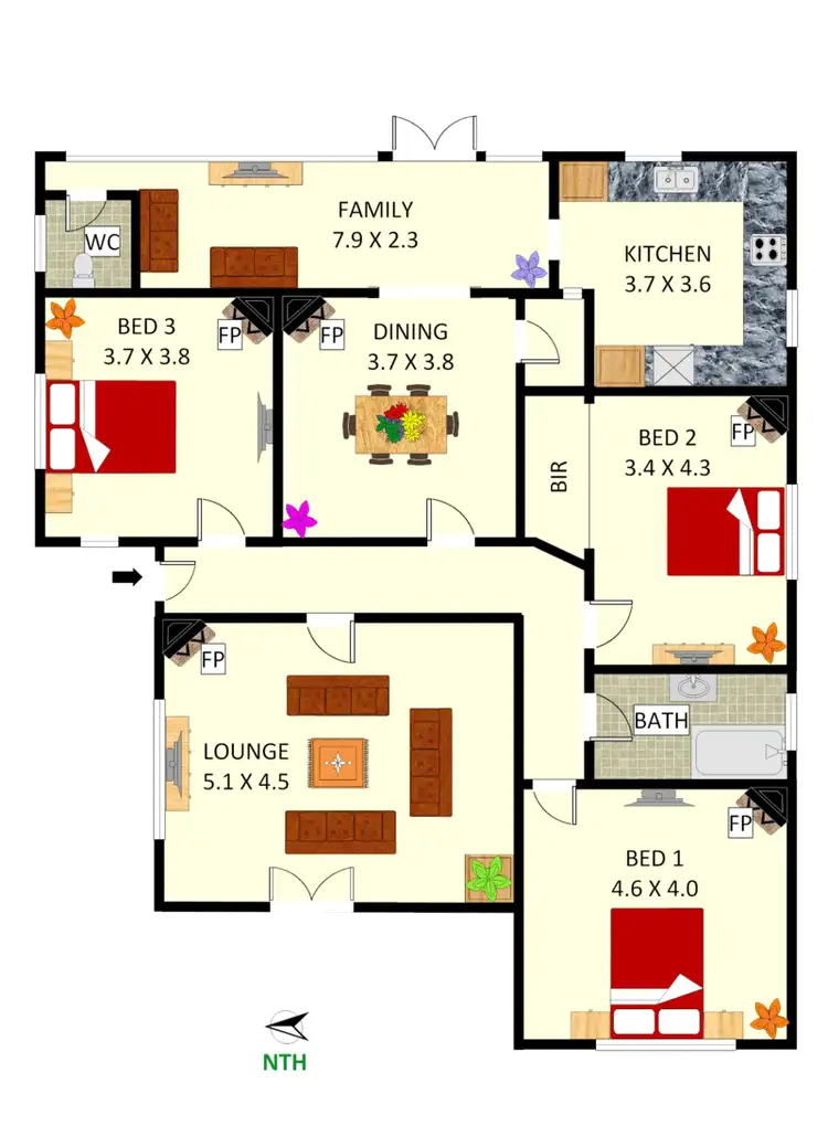 Floorplan of Homely house listing, 4 Hardy Street, Ashfield NSW 2131