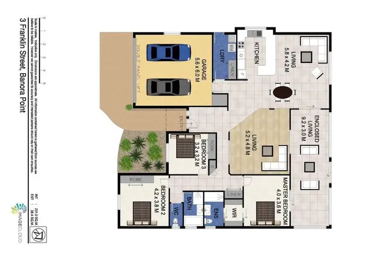 Floorplan of Homely house listing, 3 Franklin Street, Banora Point NSW 2486