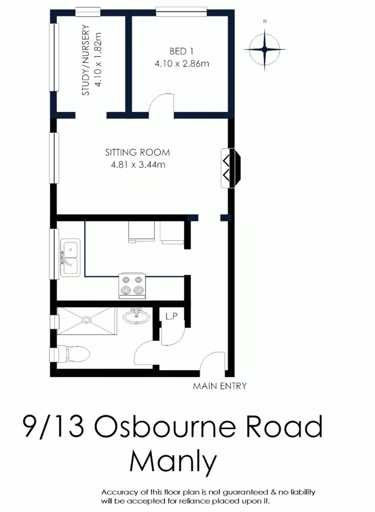 Floorplan of Homely apartment listing, 9/13 Osborne Road, Manly NSW 2095
