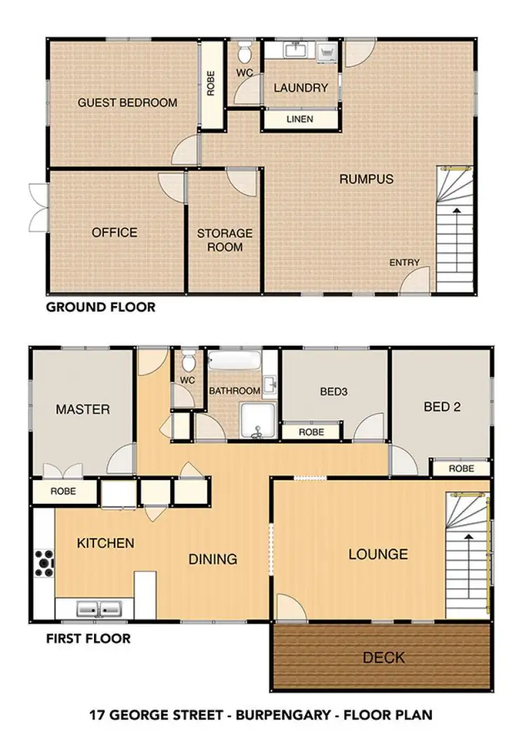 Floorplan of Homely house listing, 17 George Street, Burpengary QLD 4505