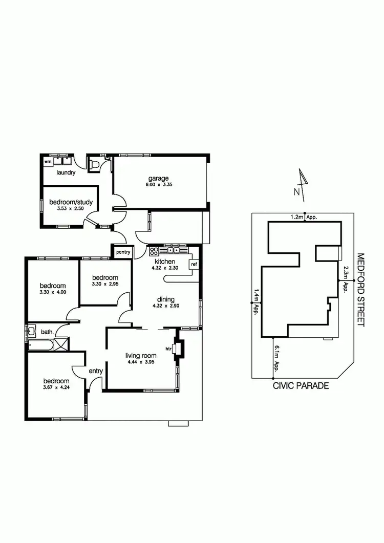 Floorplan of Homely house listing, 231 Civic Parade, Altona VIC 3018
