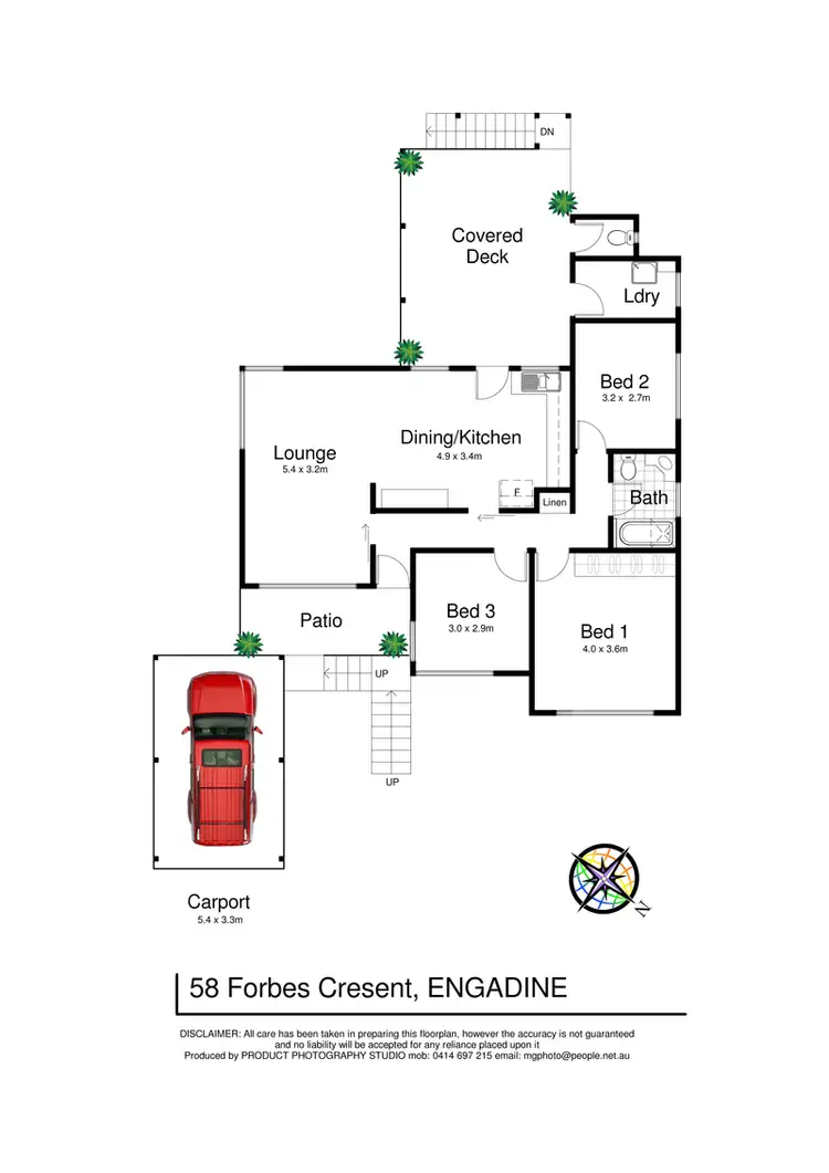 Floorplan of Homely house listing, 58 Forbes Crescent, Engadine NSW 2233