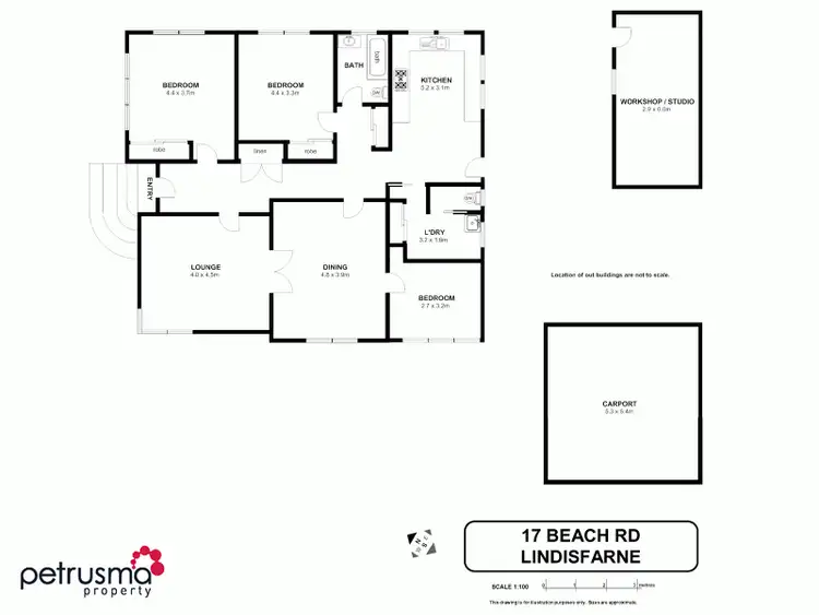 Floorplan of Homely house listing, 17 Beach Road, Lindisfarne TAS 7015