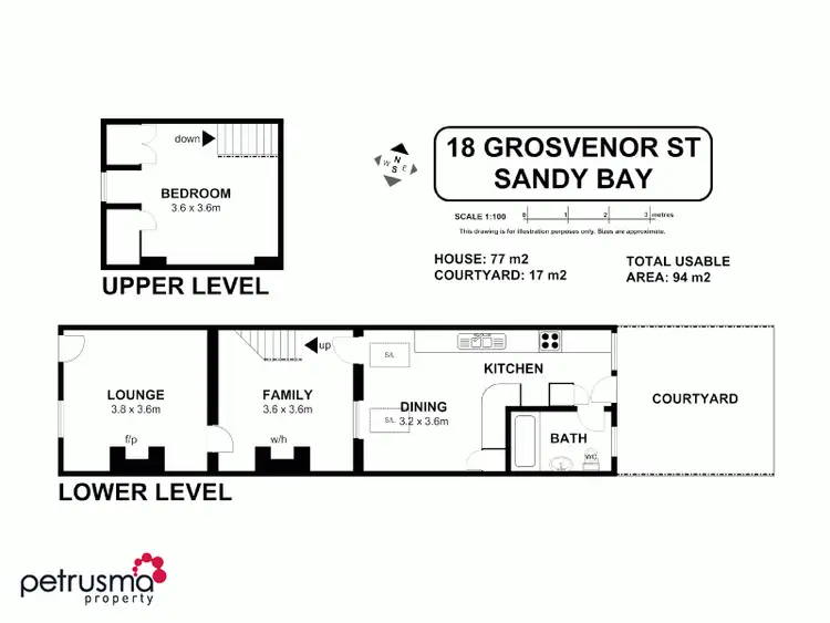 Floorplan of Homely house listing, 18 Grosvenor Street, Sandy Bay TAS 7005