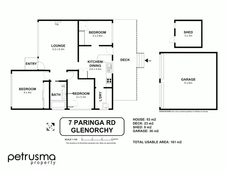 Floorplan of Homely house listing, 7 Paringa Road, Glenorchy TAS 7010