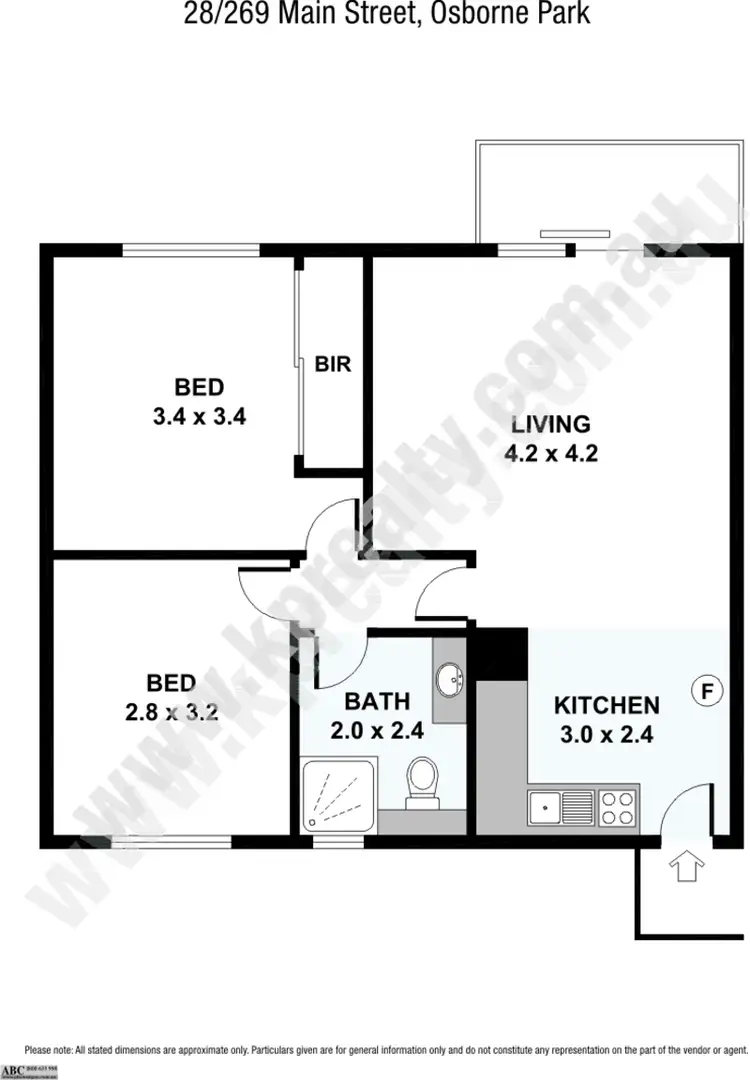 Floorplan of Homely apartment listing, 28/269 Main Street, Osborne Park WA 6017