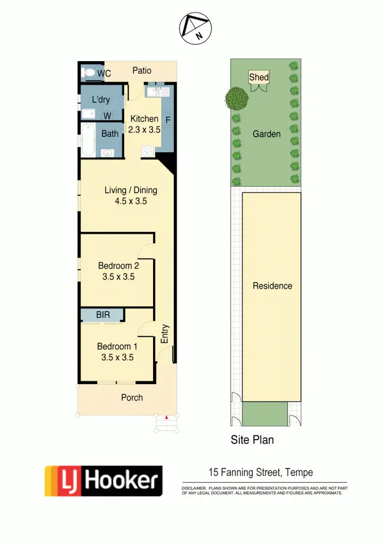 Floorplan of Homely house listing, 15 Fanning St, Tempe NSW 2044
